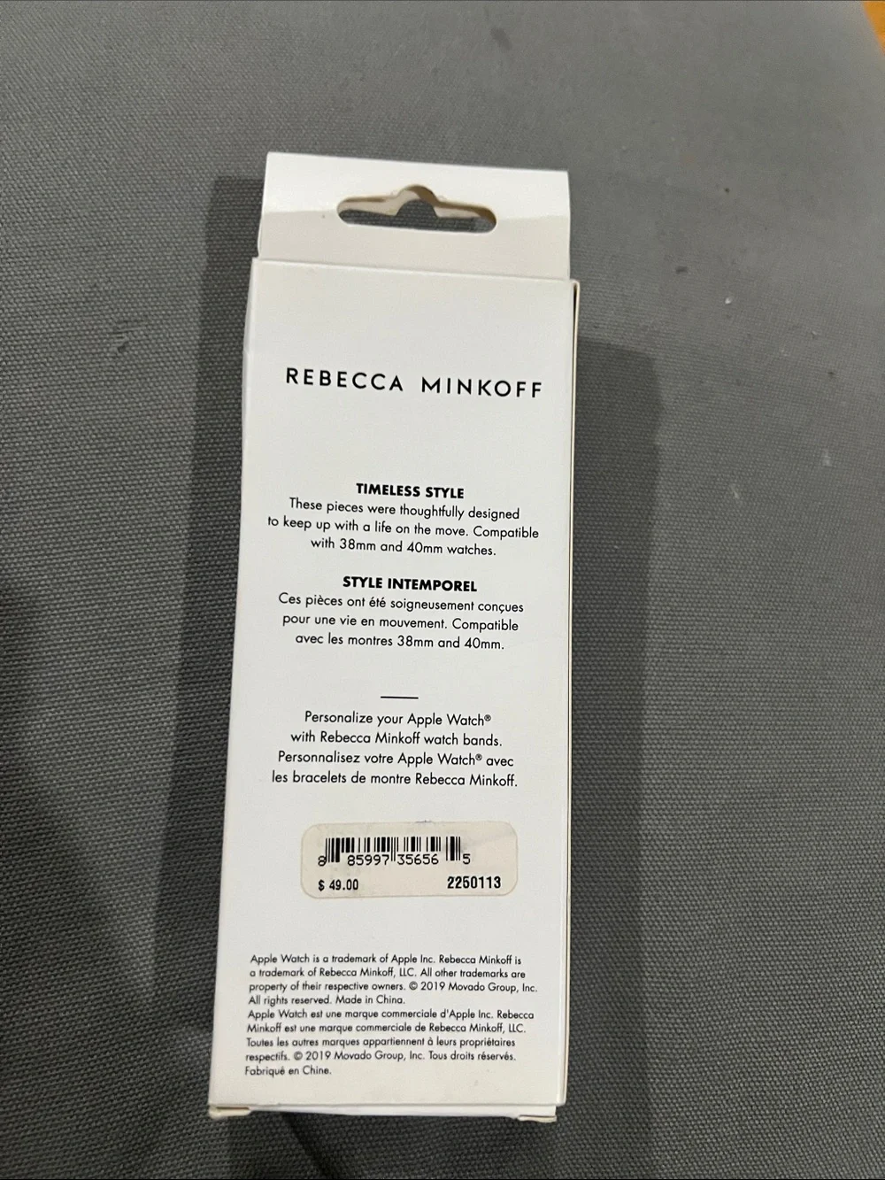 Rebecca Minkoff Leopard-Print Apple Watch Band in Brown and Black